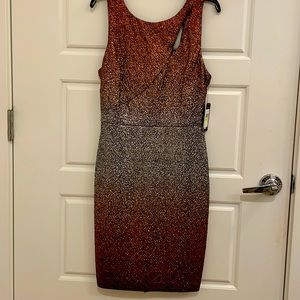 Glitter cocktail mini dress